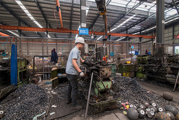 黄冈网架配件-螺栓球加工车间